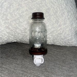 Mason Jar night light.